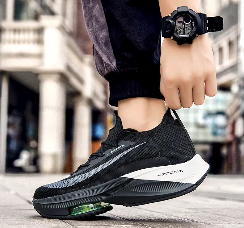 Casual Trainer Lace Up Race Breathable Sneakers Toe Cushioning Shoes