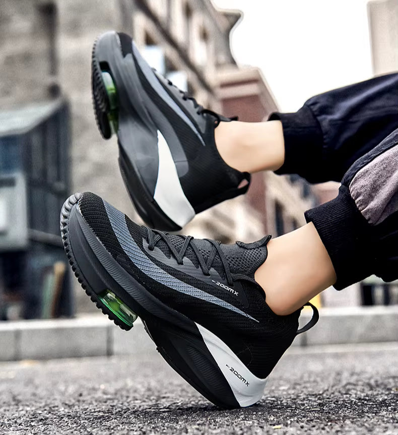 Casual Trainer Lace Up Race Breathable Sneakers Toe Cushioning Shoes