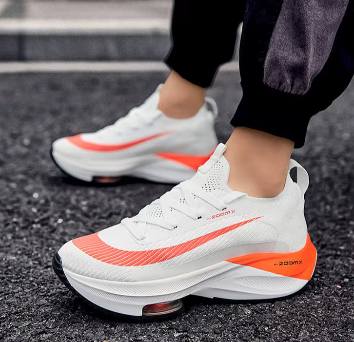 Casual Trainer Lace Up Race Breathable Sneakers Toe Cushioning Shoes