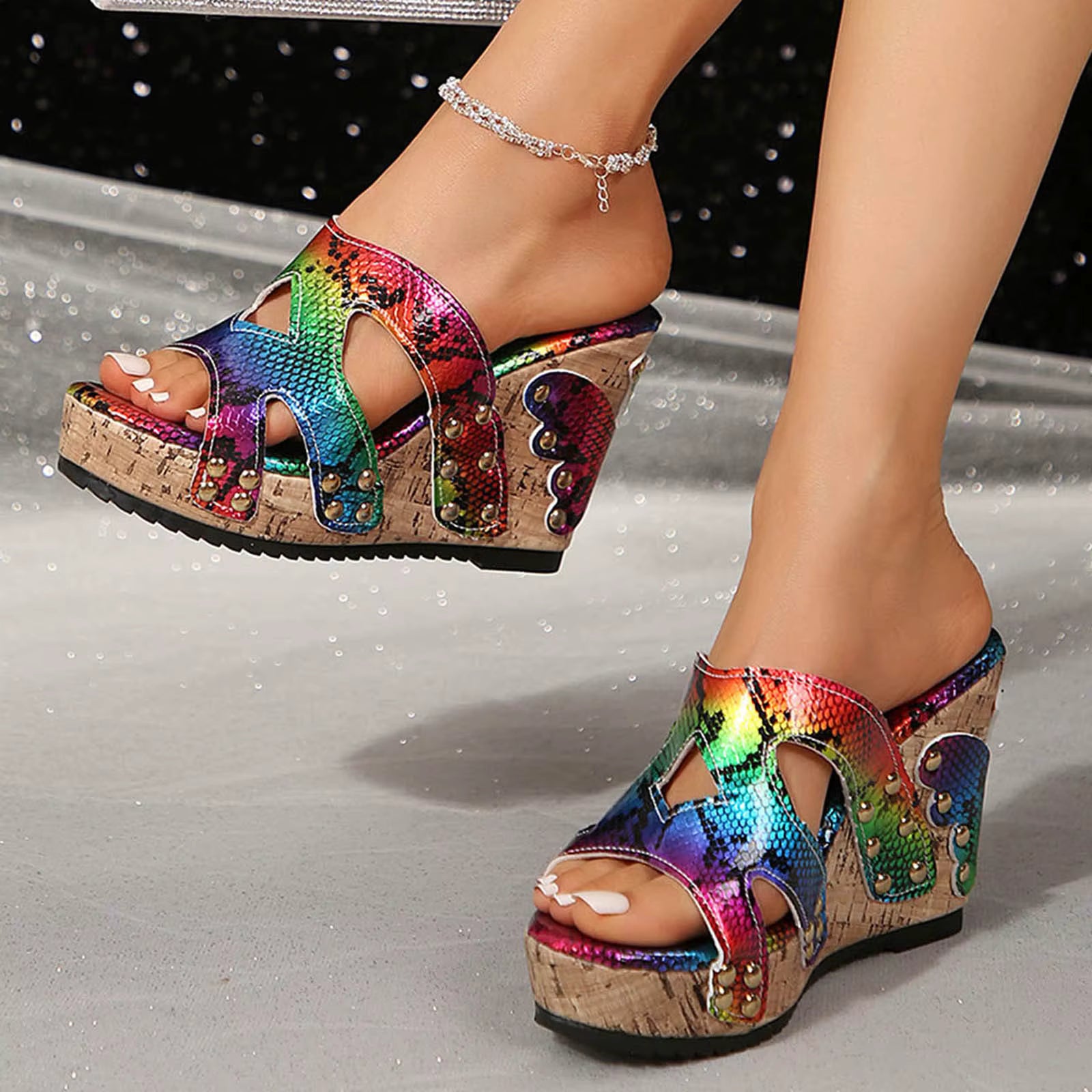 Casual Trend Anti Slip Wear-Resistant Soft Soled Wear Resisting Flat Shoes