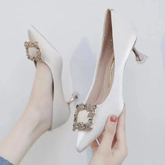 Classics Comfort Geometric Patent Leather Stiletto High Heel Sandal