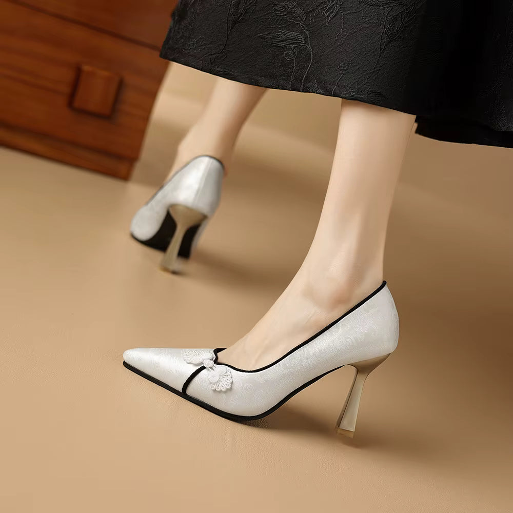 Classics Designer Pointed Toe Stiletto Pumps High Heels