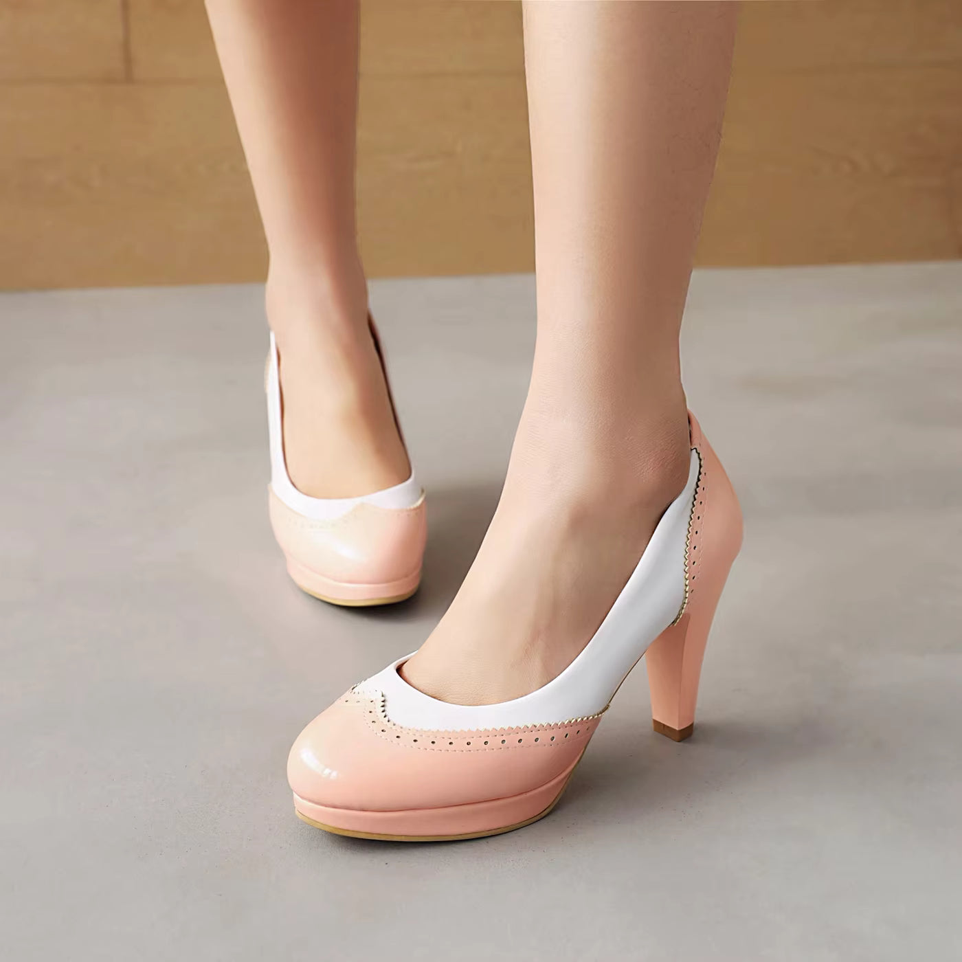 Classics SLIP-ON Round Toe Party wedding Sweet Pumps high heel
