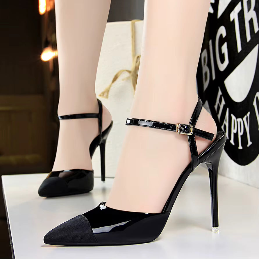 Classics Stripper Ankle Strap Cap Toe Wedding Fetish Nightclub High Heels