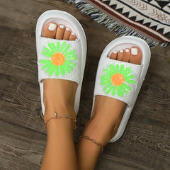 Colorful Sequin Comfortable Versatile Daily Walking Soft Sole Slippers