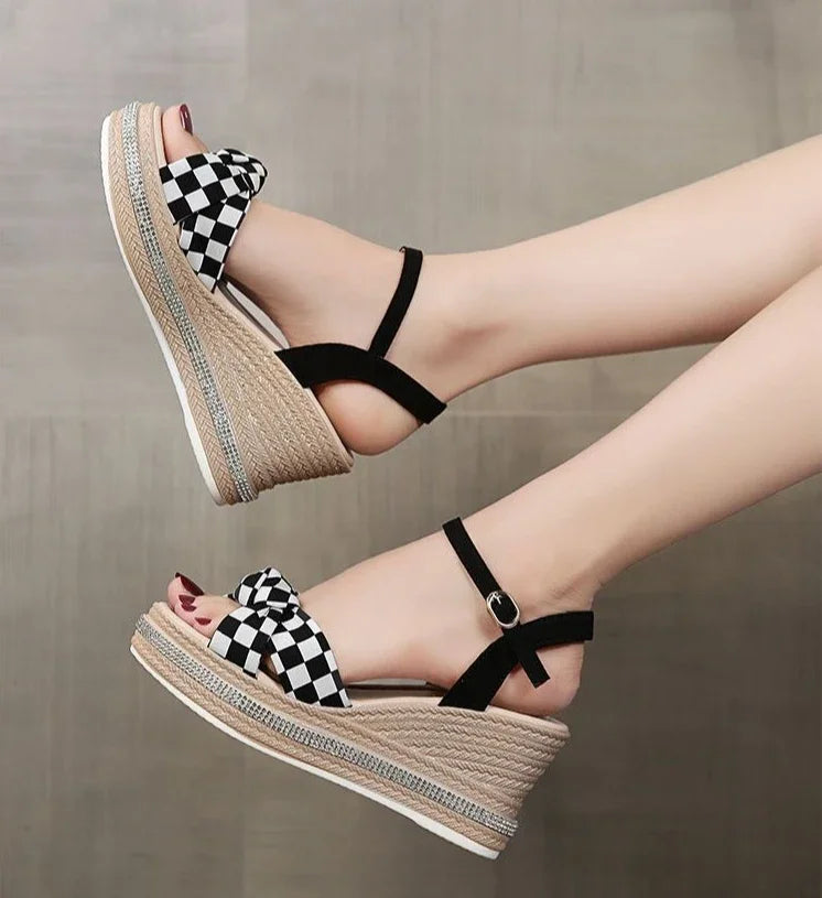 Comfortable Designer Open Toe Wedge With Platform Waterproof Sandals