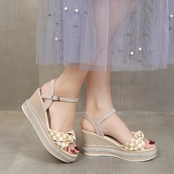 Comfortable Designer Open Toe Wedge With Platform Waterproof Sandals
