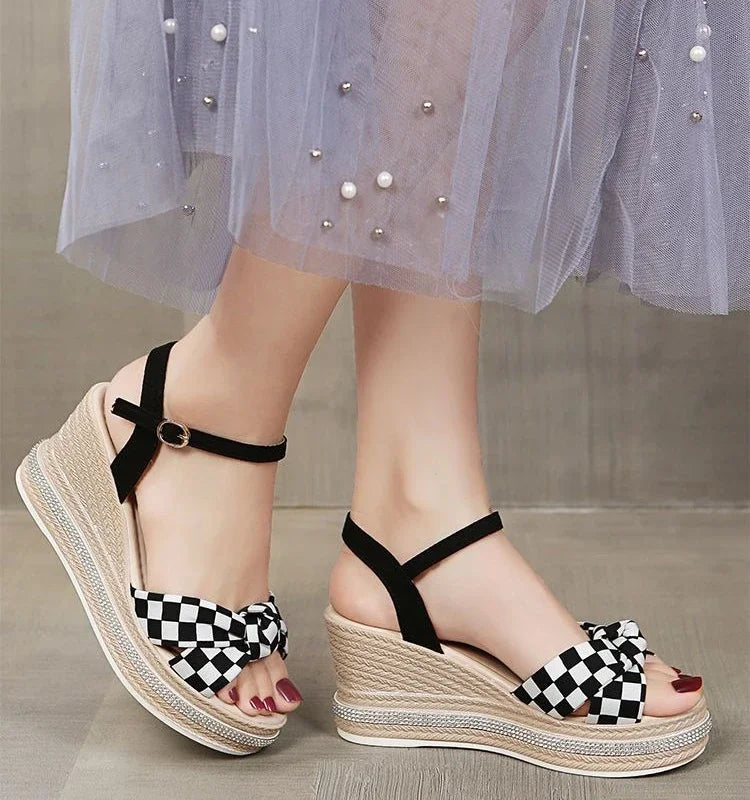 Comfortable Designer Open Toe Wedge With Platform Waterproof Sandals