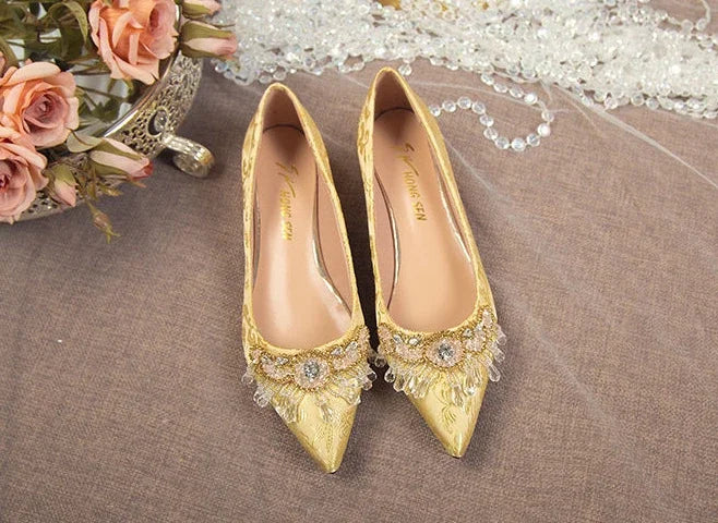 Crystals Diamond Wedding Party Rhinestone High Heels Pumps