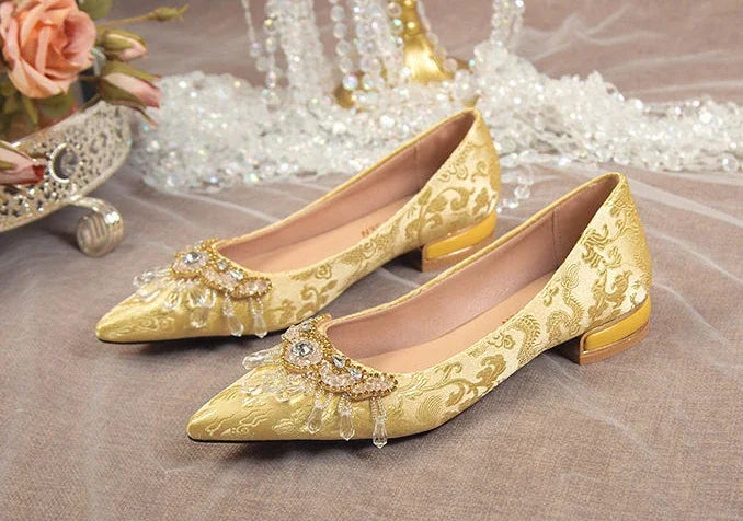 Crystals Diamond Wedding Party Rhinestone High Heels Pumps