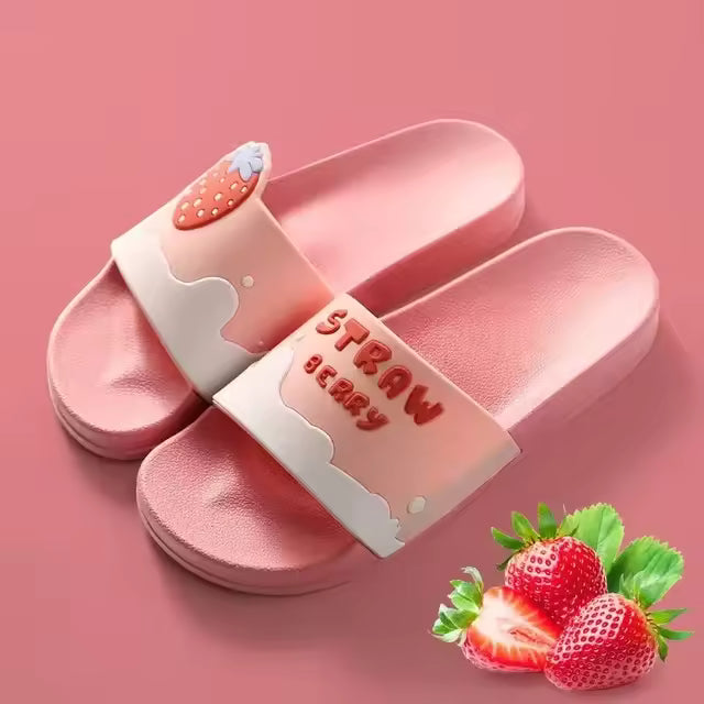 Cute Fruit Flip Flops Beach antiskid Casual outdoors bottom Home slippers