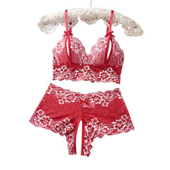Elegant Design Open Chest Bra And Crotchless Panties Set Com