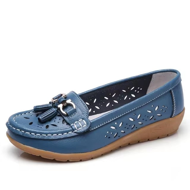 Elegant Formal Light Cut Square Party Low Heeled Shoes