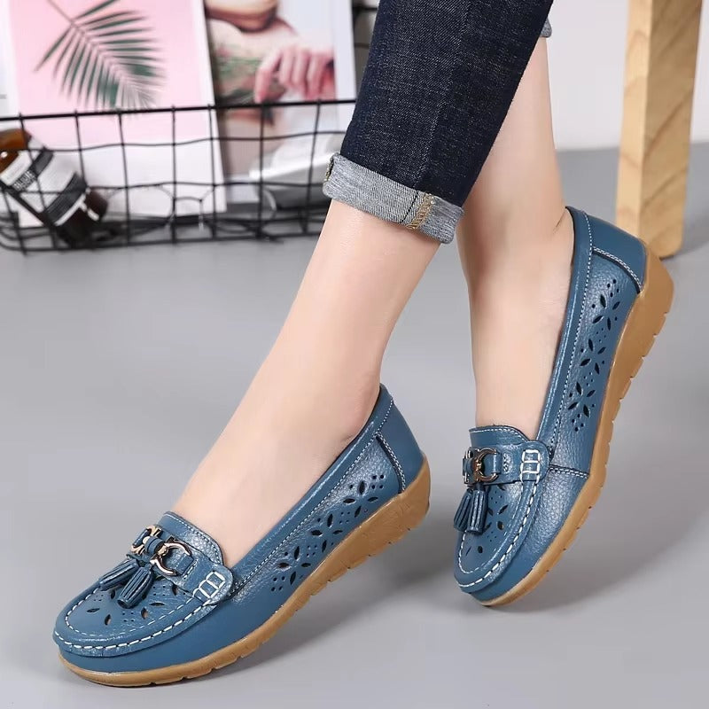 Elegant Formal Light Cut Square Party Low Heeled Shoes