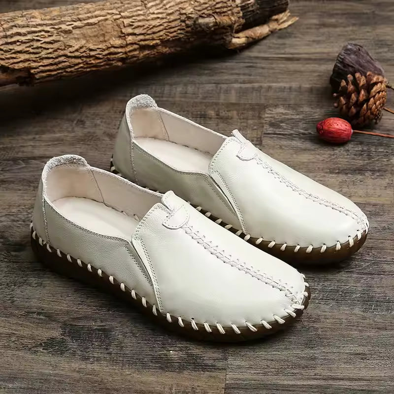 Genuine Leather Ballet Flats