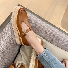 Elegant Genuine Leather Lace-up High Heels Cow Leather Wedges Sandals