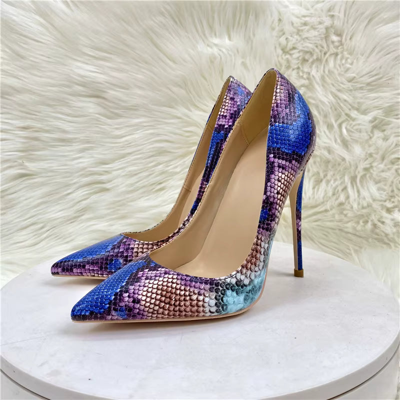 Elegant Night Club Pointed Toe Stiletto Pumps Thin High Heels