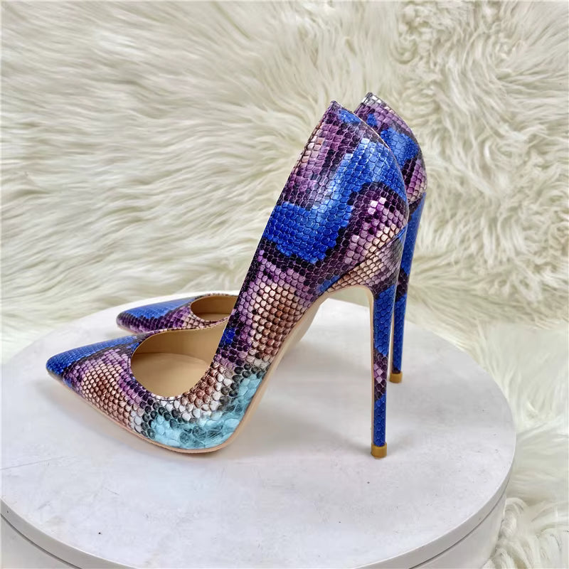 Elegant Night Club Pointed Toe Stiletto Pumps Thin High Heels