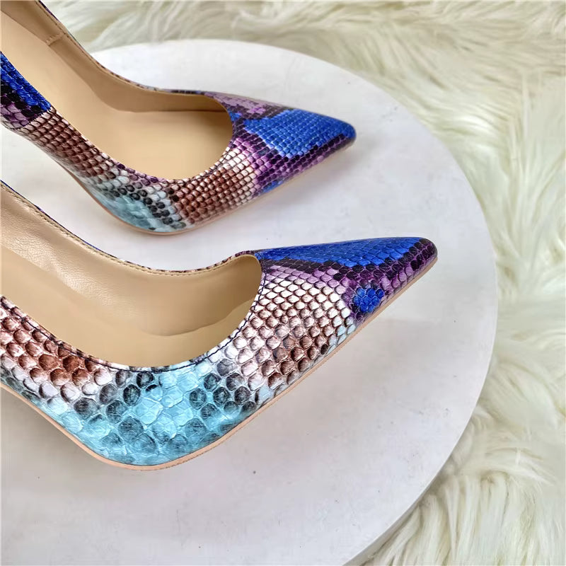 Elegant Night Club Pointed Toe Stiletto Pumps Thin High Heels