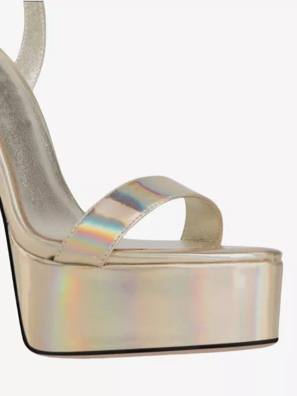 Elegant Platform Solid Color Street Wear Open Toe High Heel