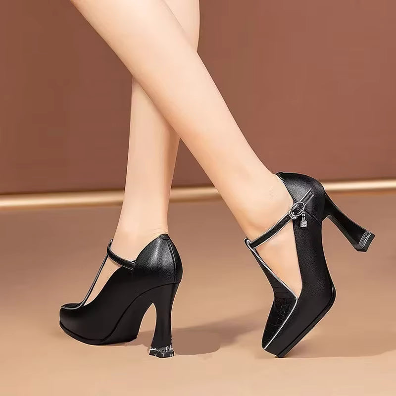 Elegant Pointed Toe Trend Platform Pumps Party Sandal High Heels