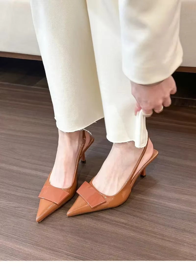 Elegant Trend Designer Fashion Pointed Toe Heeled