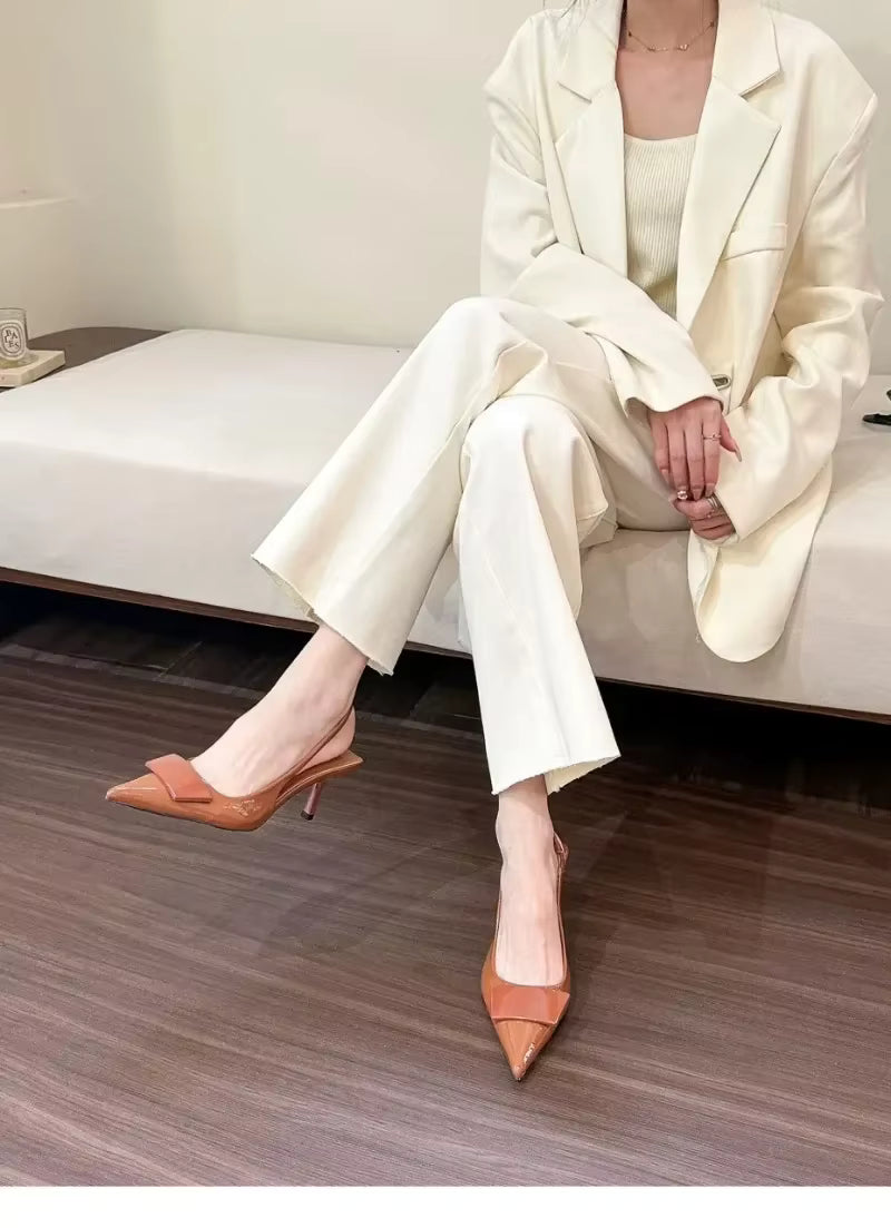 Elegant Trend Designer Fashion Pointed Toe Heeled
