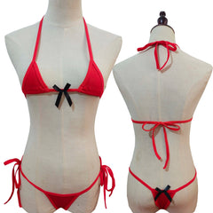 European and American cross-border new sports bikini mini erotic underwear swimsuit set