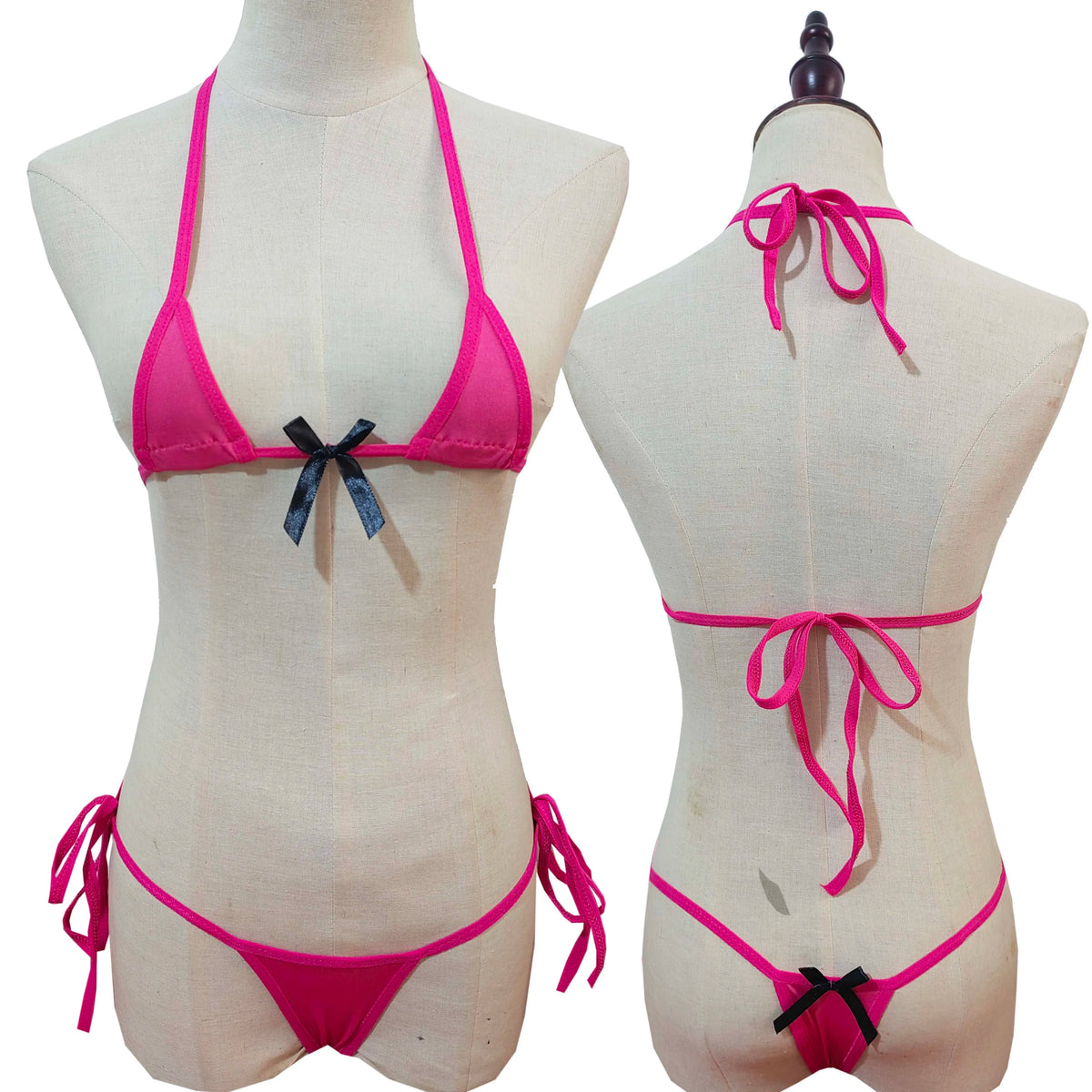 European and American cross-border new sports bikini mini erotic underwear swimsuit set
