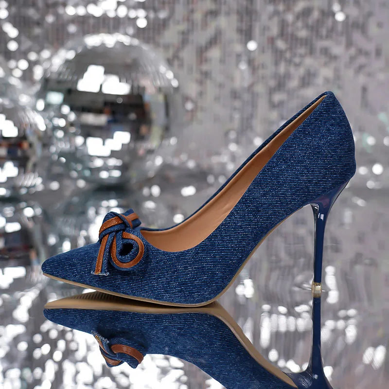 Fashion Pumps Pointed-toe Shoe Thin High Heel Office Ladies Stiletto Heels