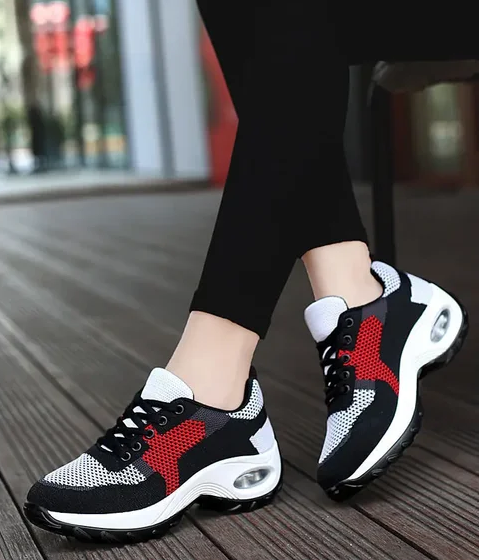 Fashion Wedge Casual Comfortable Breathable Platform Sport Shoes Outdoor Running Sneakers