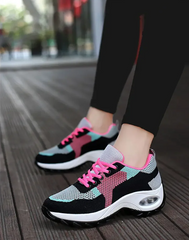 Fashion Wedge Casual Comfortable Breathable Platform Sport Shoes Outdoor Running Sneakers