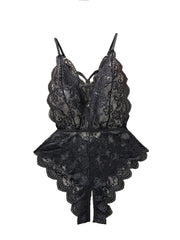 Floral Lace Coverall