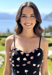 Floral Dress Black