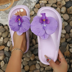 Flowers Sweet Flip-Flops Party Outdoor Multi-Color Flip Flops Slippers