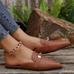 Formal Rubber Comfortable Versatile Wear-Resistant Lazy Flat Shoes