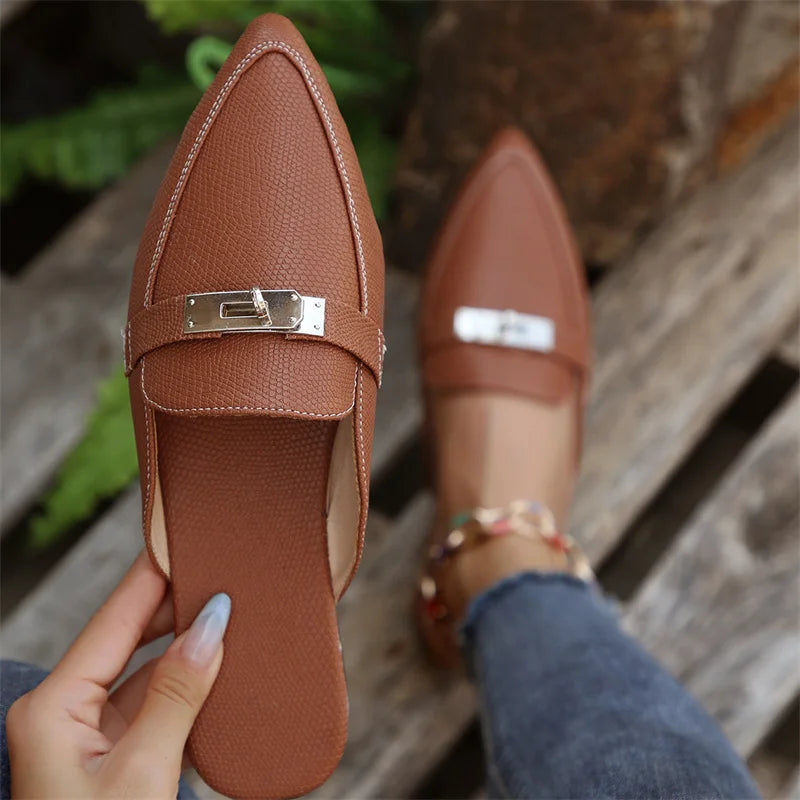 Formal Rubber Comfortable Versatile Wear-Resistant Lazy Flat Shoes