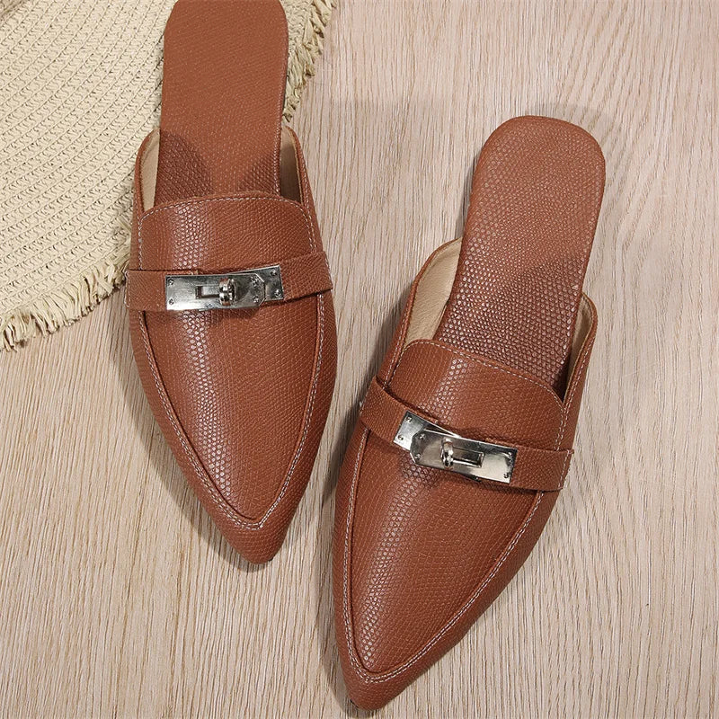 Formal Rubber Comfortable Versatile Wear-Resistant Lazy Flat Shoes