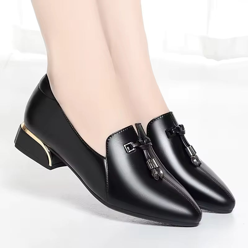 Formal Shallow Comfortable Soft Leather Without Tiring Feet Sandals
