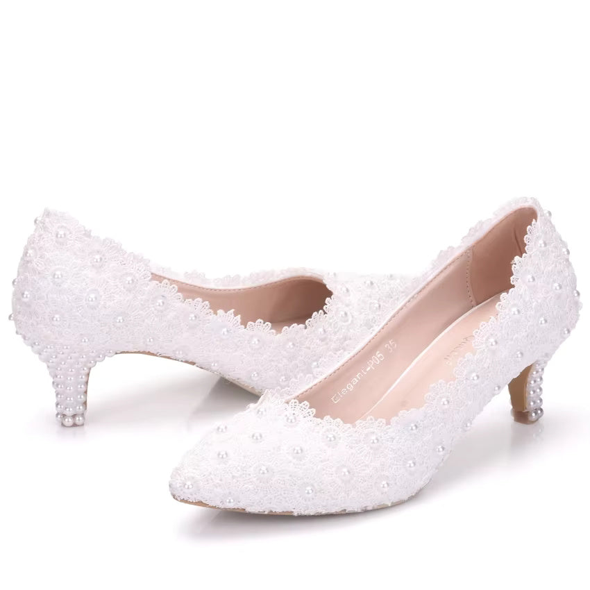 Mules Stilettos High Heels Bridal Shoes Pumps Sandals