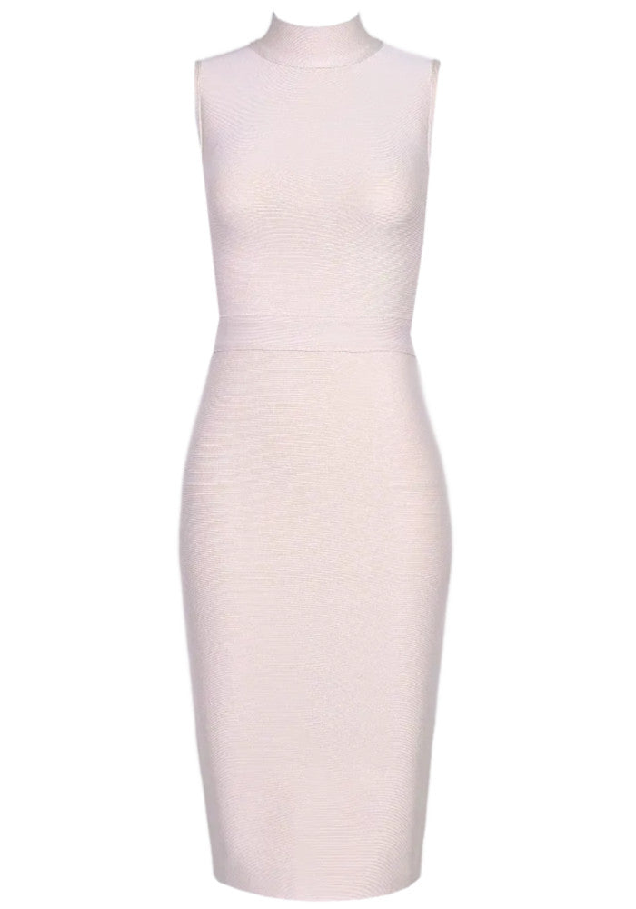 Midi Dress Nude Pink