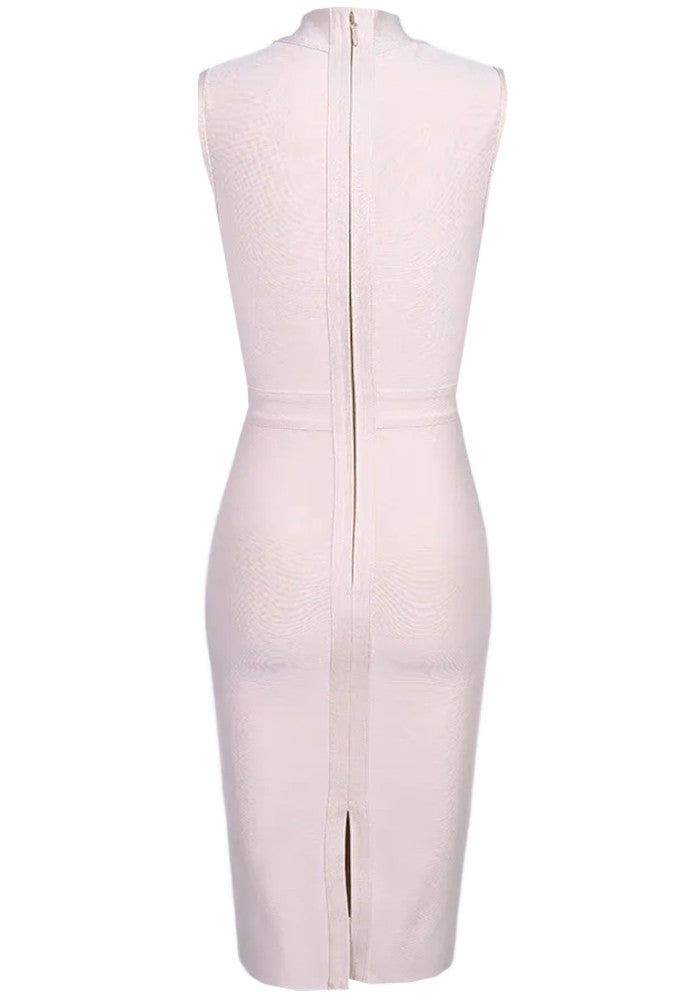Midi Dress Nude Pink