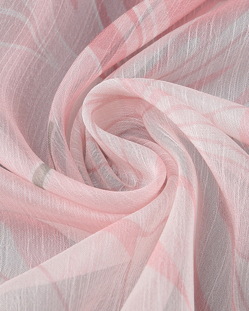 Floral Ruffle Maxi Dress Pink