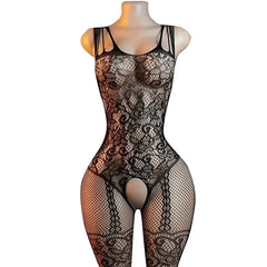 Porn Sexiest Bodysuits Transparent Bodystocking Crotchless Teddies Full Body Lingerie Stripper Erotic