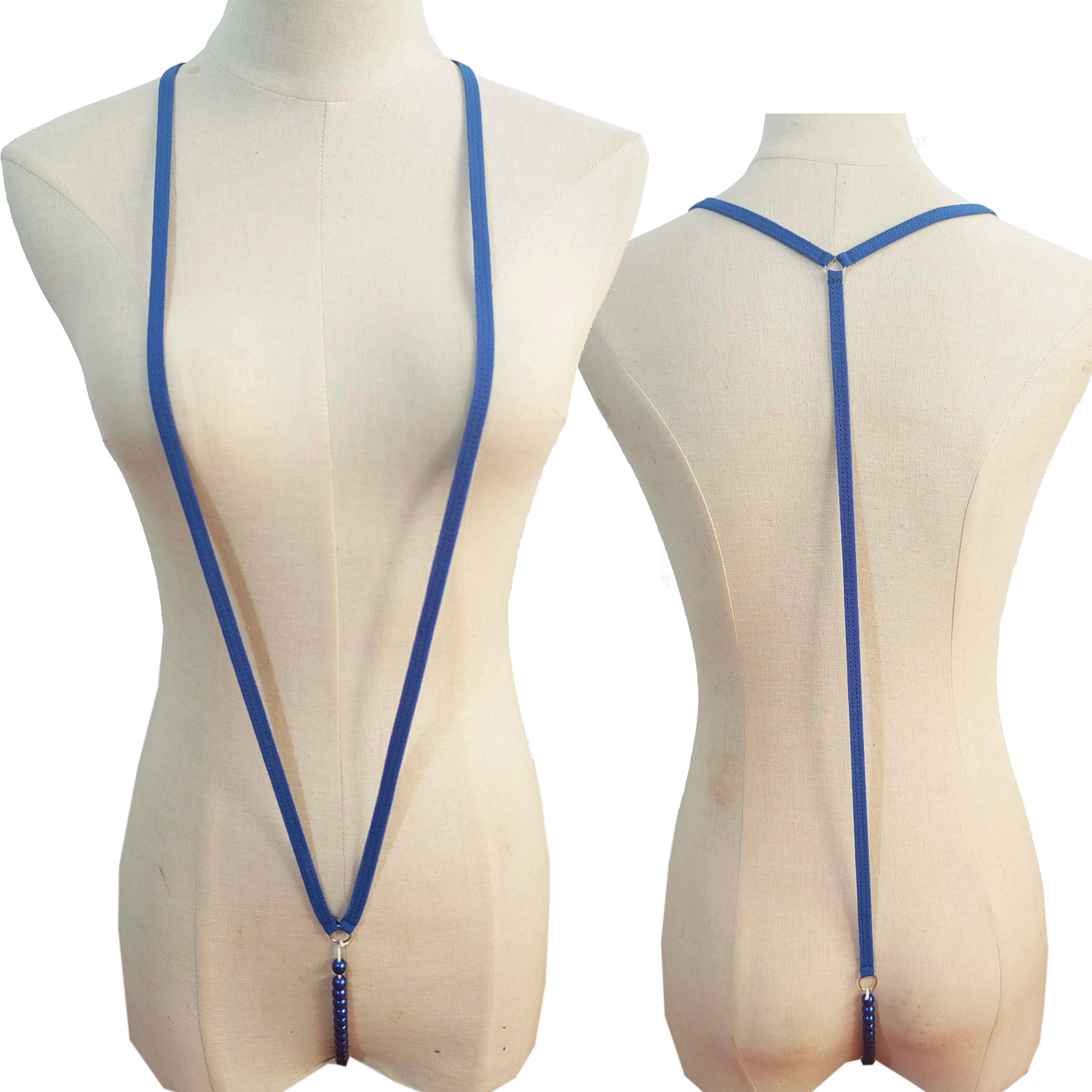 Sheer Mini Bodysuit Woman Lingerie Porn Micro Bikinis Back Bare Outfits Erotic Tiny Bow-tie Underwear Set