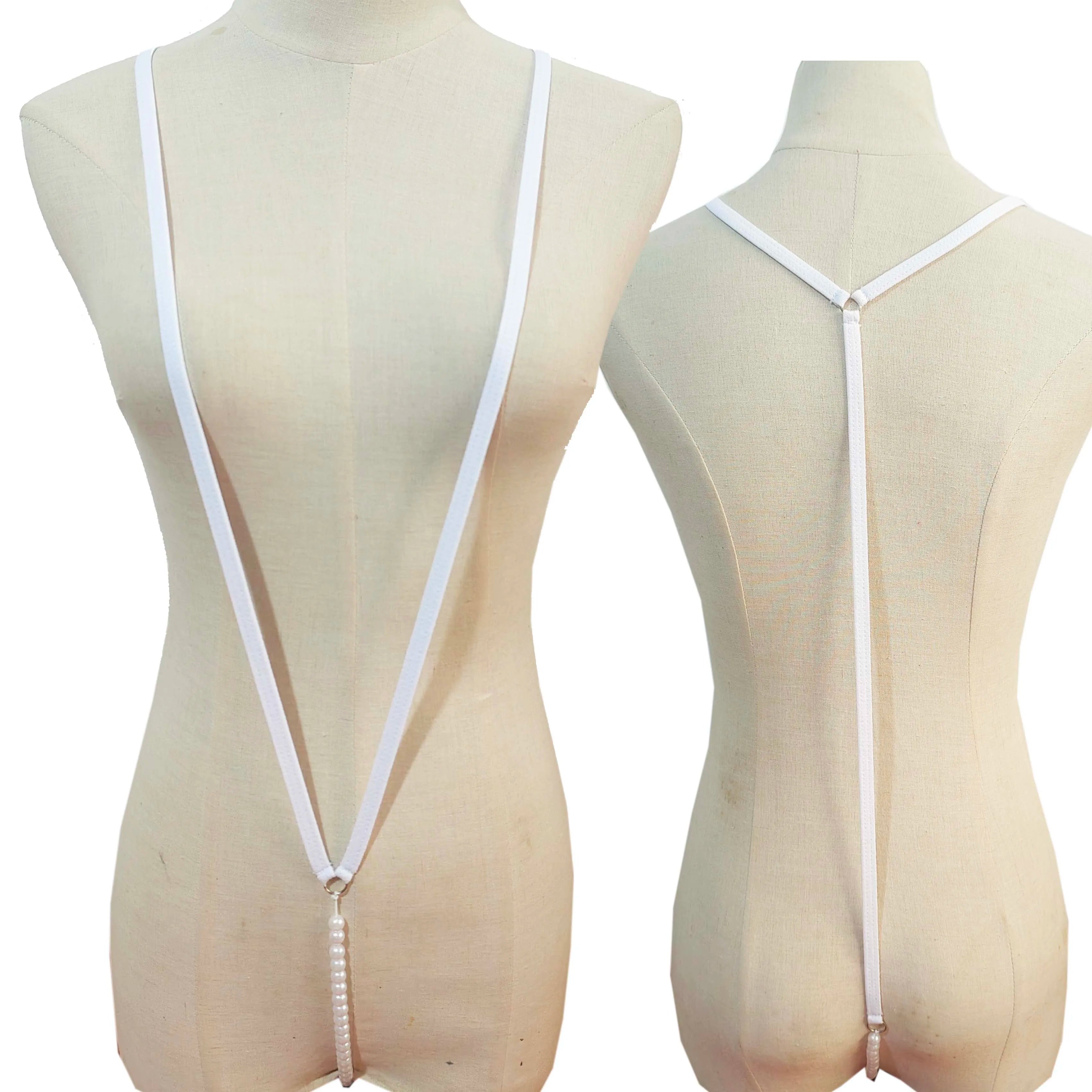 Sheer Mini Bodysuit Woman Lingerie Porn Micro Bikinis Back Bare Outfits Erotic Tiny Bow-tie Underwear Set