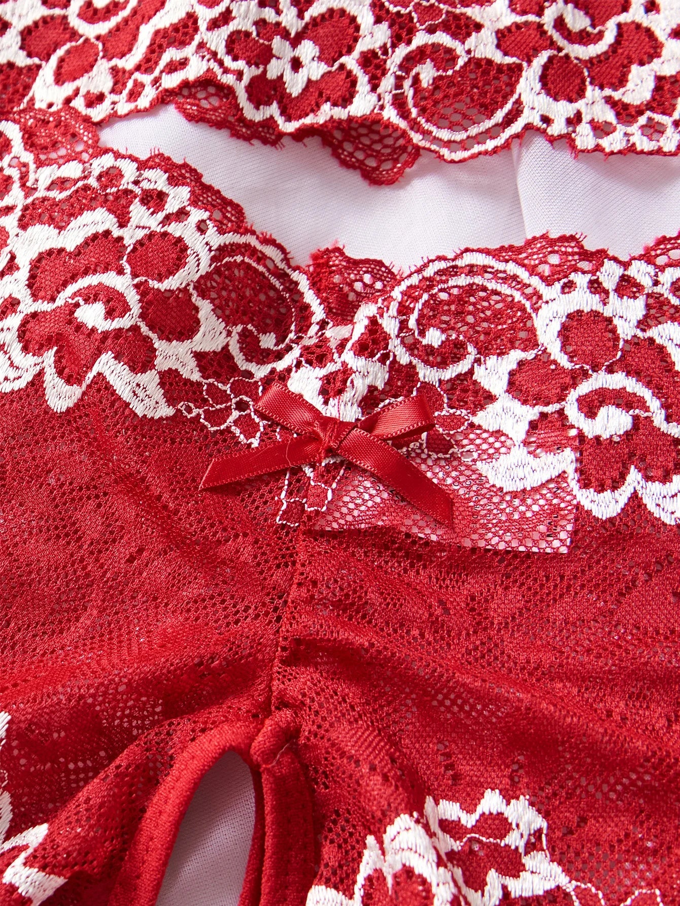 Lace Contrast Color Lingerie Bra And Panties Sets Underwear Set Suits