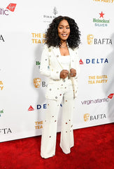 Long Sleeve Ring Detail Suit White