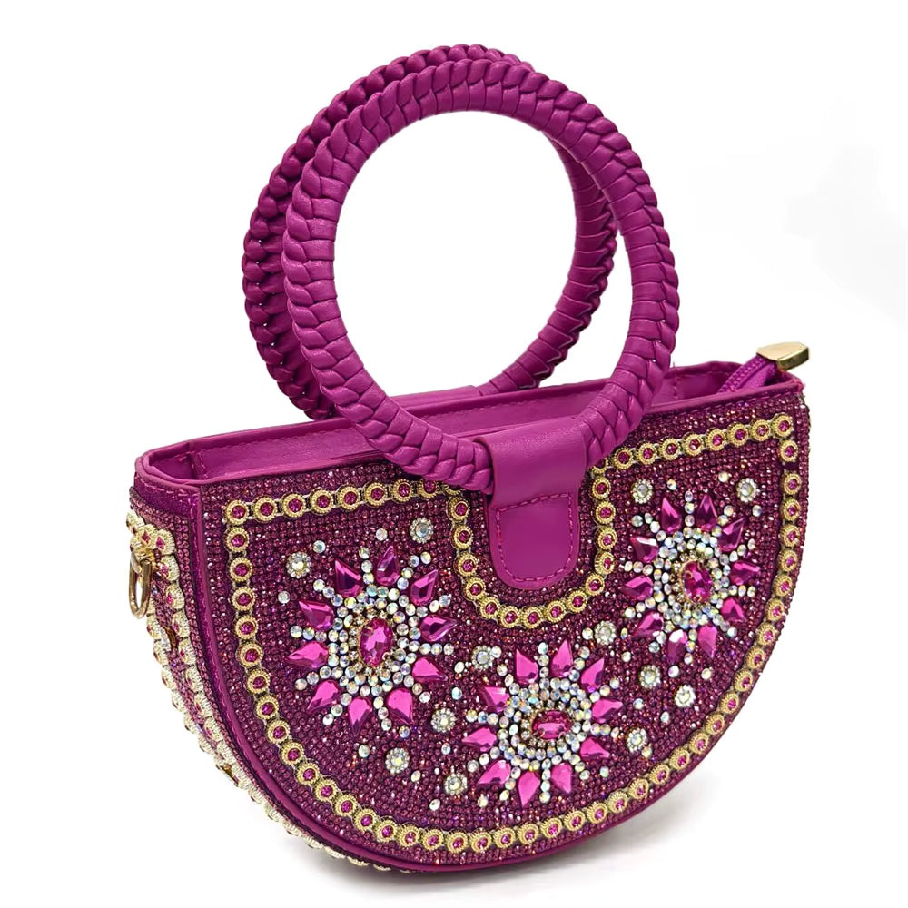 Lucky Star Bag With Elegant Pointed Tip Evening Party Shoes And Bag Set