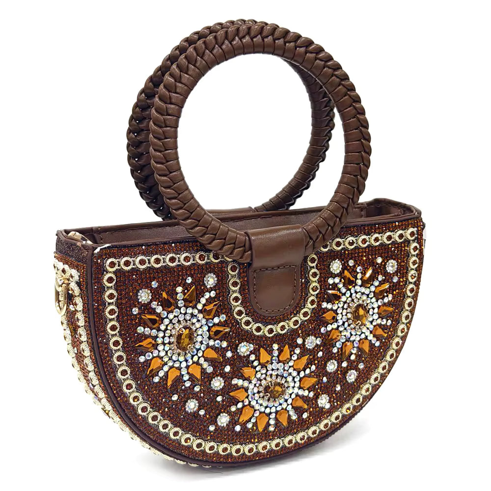 Lucky Star Bag With Elegant Pointed Tip Evening Party Shoes And Bag Set